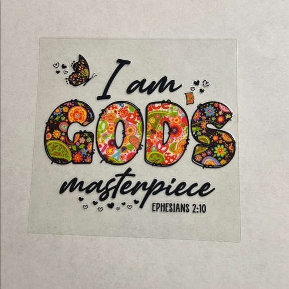 God’s Masterpiece Cup Decal D21 - Picture 2 of 2